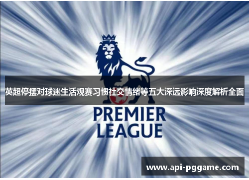 英超停摆对球迷生活观赛习惯社交情绪等五大深远影响深度解析全面 英超停摆对球迷生活观赛习惯社交情绪等五大深远影响深度解析全面